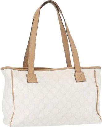 Gucci Pre-owned Tote Bags, female, White, Size: ONE SIZE Pre-owned Tote Bag