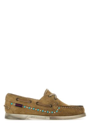 Sebago Camel Suede Portland Flesh Out Loafers