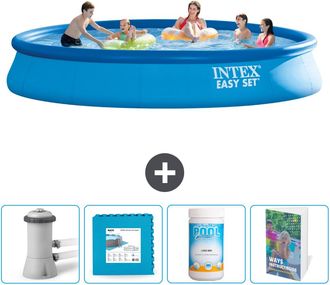 Intex Piscina Easy Set Redonda - 457x84 Cm - 7-piezas Scb114