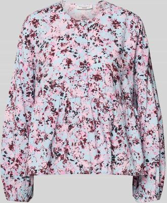 Marc O'Polo Denim Marc OPolo Denim Regular Fit Langarmbluse aus Viskose-Baumwoll-Mix in Rauchblau, Gr&ouml;&szlig;e XL