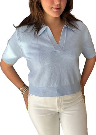 Astr Womens Brauwin Sweater In Light Blue