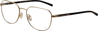 Porsche Design Mens 54mm Gold Sunglasses