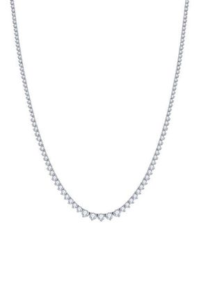 Untamed Petals Mayfair Tennis Necklace in Silver at Nordstrom