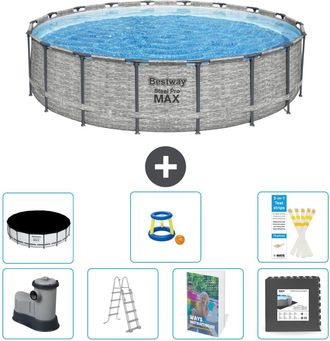 Bestway Piscina Bestway Steel Pro Max Redonda - 549x122 Cm - 8-piezas S525
