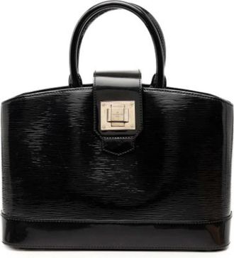 Louis Vuitton Tweedehands leren Louis Vuitton tassen - Dames - Vintage Handtas - Zwart - ONE Size - Vintage