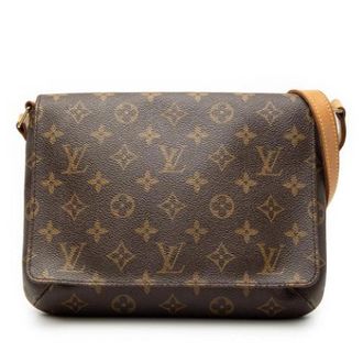Louis Vuitton Tweedehands Canvas Louis Vuitton tassen - Dames - Pre-owned - Bruin - Maat: ONE Size