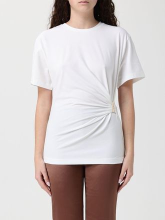 Pinko T-shirts in cotone drappeggiato Pinko
