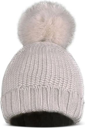 Moorer Berretto con pompon - Toni neutri