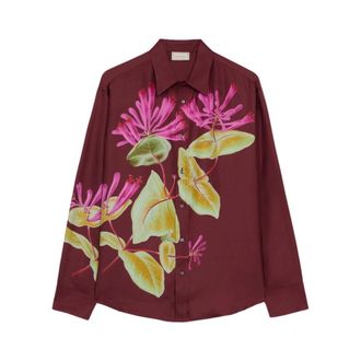 Pierre-Louis Mascia Dames, Blouses & Shirts, Rood, Maat: XS Zijde