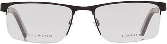 Tommy Hilfiger Demo Rectangular Mens Eyeglasses TH 1594 0003 55