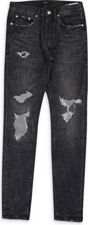 Purple Black Grey Wash Distress