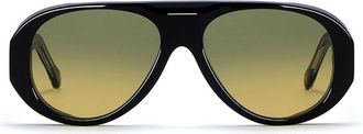L.G.R Sand 6277 Mens Sunglasses Black Size 56