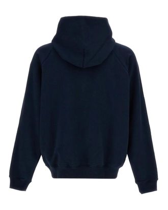 A.P.C. Mens Hoodie Duck Iak Dark Navy Cotton Sweatshirts Sweater