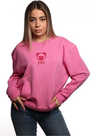 Moschino Hoodies & sweatvesten, Dames, Roze, M, Katoen, V6A1710-4418 Sweatshirt