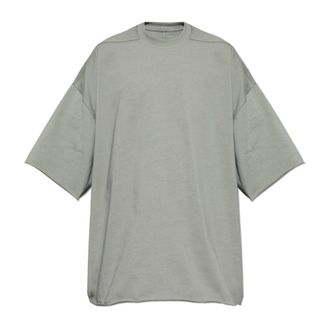 Rick Owens T-Shirts, male, Gray, Size: ONE SIZE Oversized T-Shirt