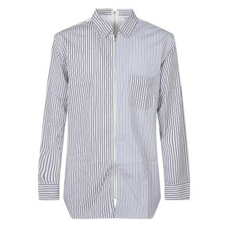 Comme Des Gar&ccedil;ons Casual Shirts, male, White, Size: XL Striped Shirt