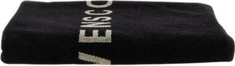 Rick Owens Zwarte Strandlaken - unisex - Handdoeken - Zwart - ONE Size - Katoen - Home