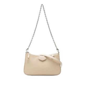 Louis Vuitton Pre-owned Easy Pouch - Dames - Pre-owned - Beige - Maat: ONE Size Leer