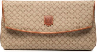 Celine Pre-owned Celine Macadam Coated Canvas Clutch Ladies M08