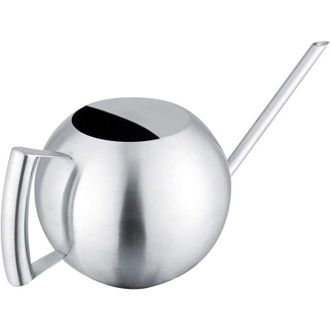 OEM Regadera De Acero Inoxidable, Capacidad De 1000 Ml, Con Boquilla Larga Y Redonda, Dise&ntilde;o Moderno, Para Regar Plantas, Flores De Jard&iacute;n Y Hortalizas. -