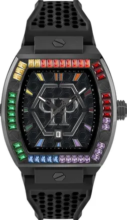 Philipp Plein Watches Hexagon Men in Black/multicolored at Nordstrom