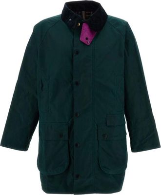 Barbour Waxed Cotton Jacket - Heren - Zomerjassen - Groen - M - Katoen - Jassen