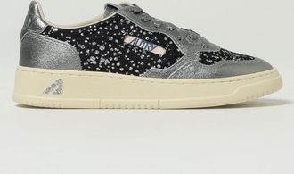 Autry Sneakers Medalist Autry in pelle laminata e canvas con glitter a pois