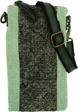 Vintage Addiction Two-Tone Crossbody Bag in Charcoal/sea Green at Nordstrom Rack
