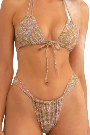 Montce Swim Sandra Bikini Bottom In Ali Paisley
