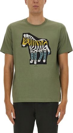 Paul Smith Zebra Cutout T-Shirt-Uomo