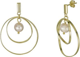 Belpearl Belpearl Silver 9Mm Pearl Earrings