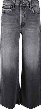 Mother Roller Sneak Jeans - Dames - Loose Fit Jeans - Grijs - W30 - Katoen - Jeans