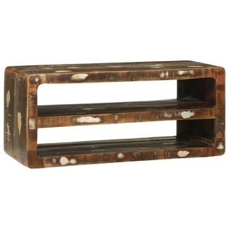 Berkfield Home TV Cabinet 80x32x36 cm Solid Wood Reclaimed in Brown | Size: 80 x 32 x 36 cm