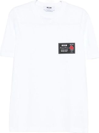 Msgm Hombre, Camisetas, Blanco, Talla: M