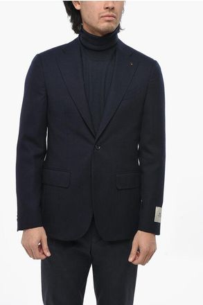 Corneliani CC COLLECTION Virgin Wool 2-Buttons Blazer with Side Vents size 48