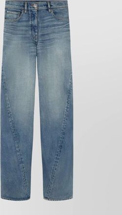 Versace cotton straight-leg trousers
