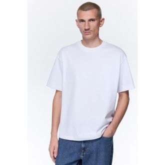 H&M Coolmax Relaxed Fit T-shirt in White at Nordstrom, Size Xx-Large
