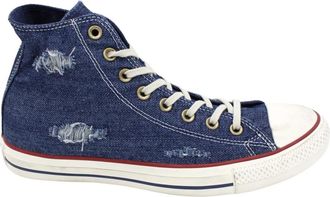 Converse Canvas Hoge Top Sneakers - Heren - Sneakers - Blauw - 42 1/2 EU - Denim - Schoenen