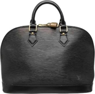 Louis Vuitton Pre-owned Handbags, female, Black, Size: ONE SIZE Pre-owned Leather Handbag