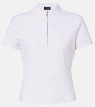 Gucci GG jersey jacquard half-zip top