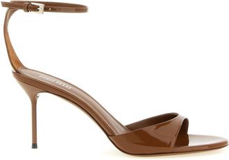 PARIS TEXAS Coffee Brown Leather Heels