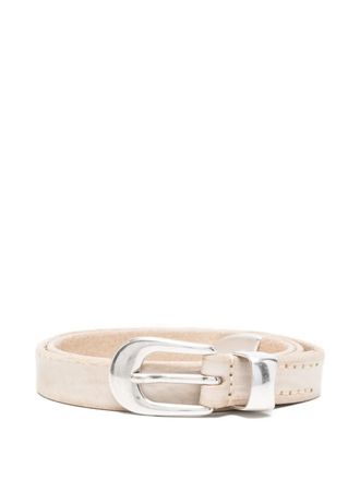 Our Legacy metal-buckle belt - men - Leather - 100 - Neutrals