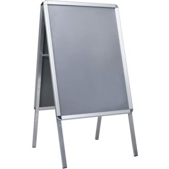 vidaXL Caballete Para Carteles Publicitarios A1 Aluminio Vidaxl