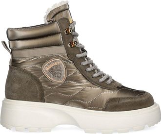 Blauer F4BLANCA03/NYP combat boots - women - Suede - 37 - Green