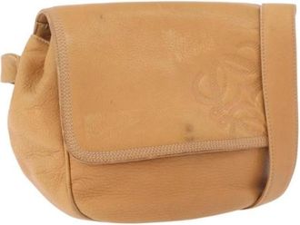 Loewe Pre-owned Shoulder Bag - Dames - Vintage Schoudertas - Bruin - ONE Size - Leer - Vintage