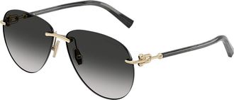 Tiffany & Co. TF3124 62413C Mens Sunglasses Gold Size 59
