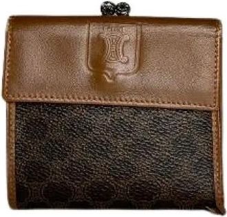 Celine Portafoglio compatto Pre-owned - - Pre-owned - Donna - Marrone - ONE SIZE