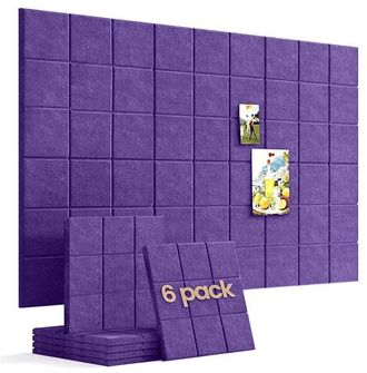 OEM Tablero De Fieltro, 6 Piezas, 3030 Cm, Adhesivos De Fieltro Para Pared, Adhesivos Fotogr&aacute;ficos Pared, Adhesivos Fondo Pared, Adhesivos Pared Diy