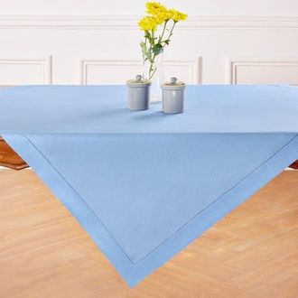 Solino Home Linen Table Throw - Classic Hemstitch, 52 x 52 Inch, 52 x 52 Inch in Cornflower Blue at Nordstrom, Size Medium