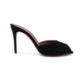 PARIS TEXAS Vera Open Toe Mule 85 - Dames - Muiltjes - Zwart - 36 EU - Schoenen